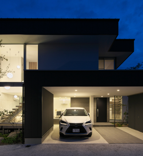 キャンプのできる庭